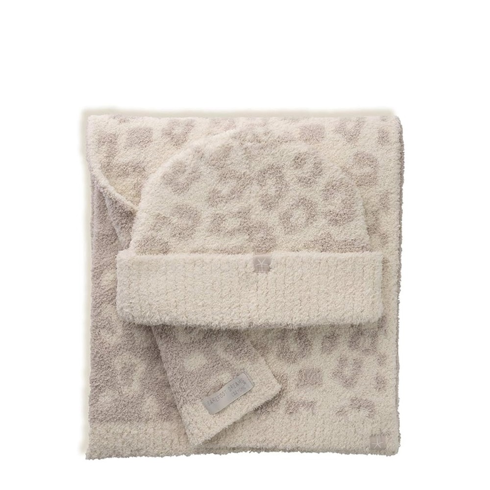 Barefoot Dreams Scarf and Hat set